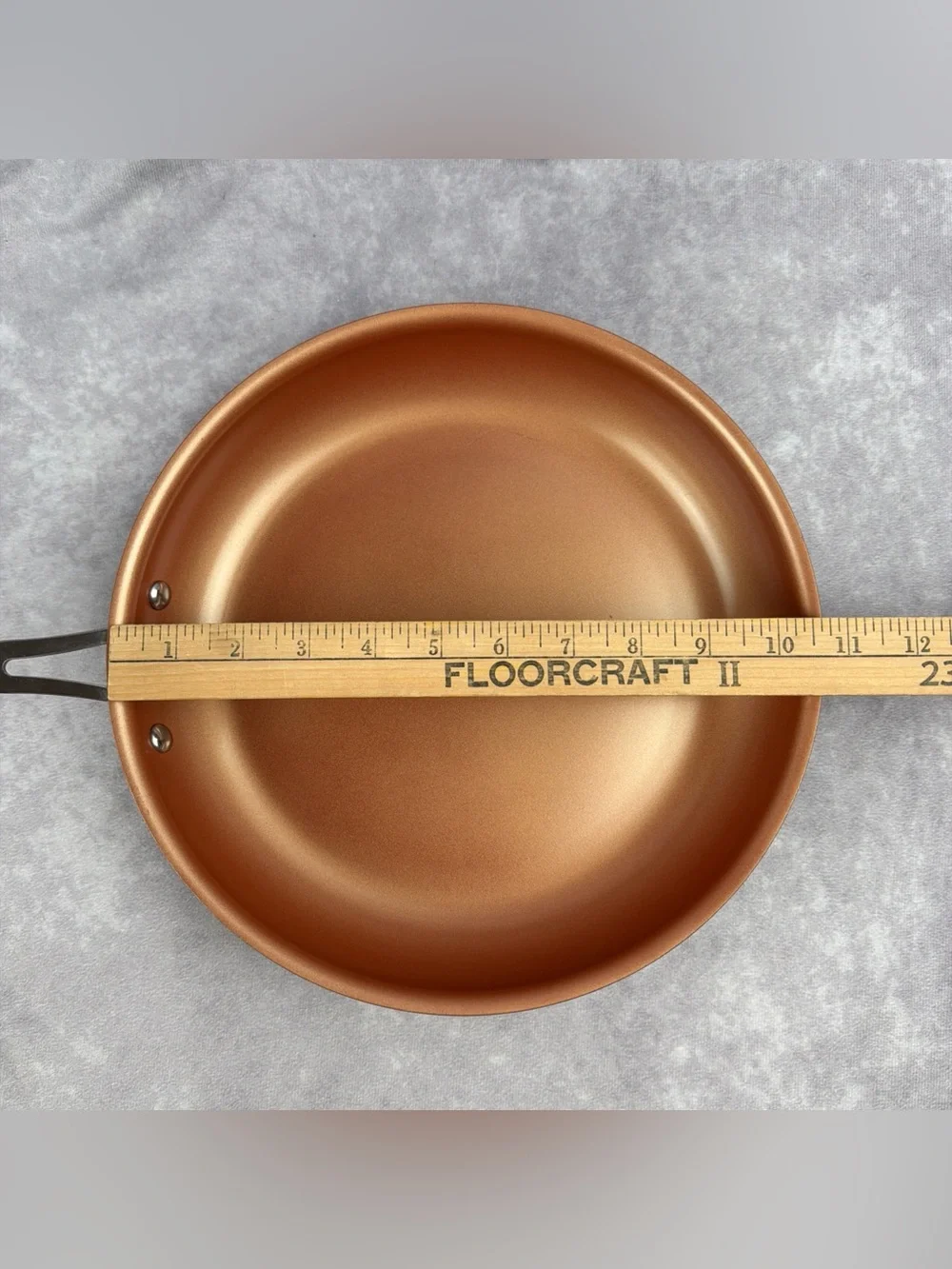 NuWave 10.5” Frying Pan Skillet Saute Copper Color Induction Compatible